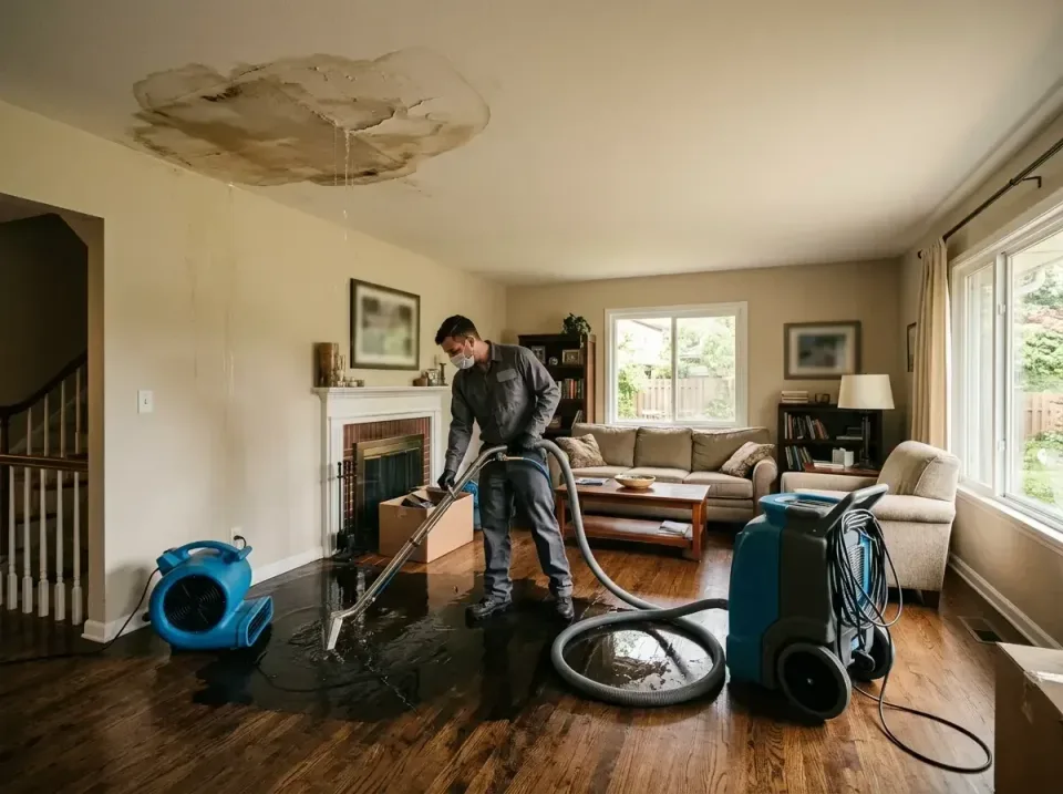 attic-pipe-burst-ceiling-drip-008 — frequently asked questions, Water Damage Restoration & Carpet Care in Laurel Park, NC
